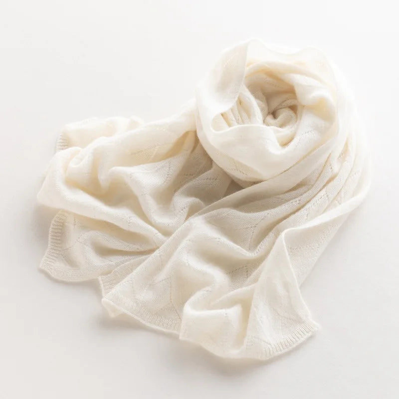 Warm Knitted Wool Scarf – Soft & Stylish Wrap