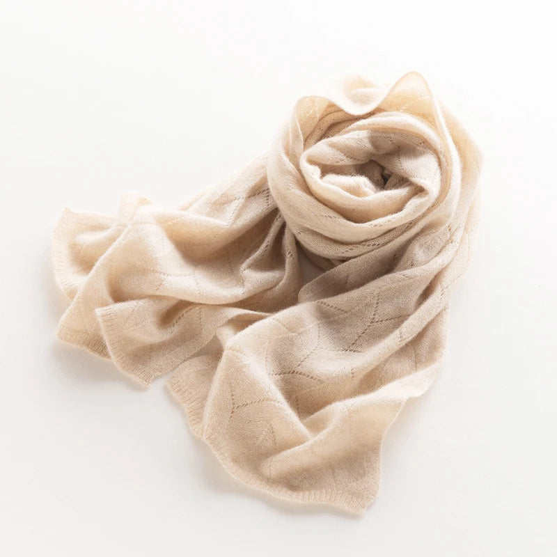 Warm Knitted Wool Scarf – Soft & Stylish Wrap