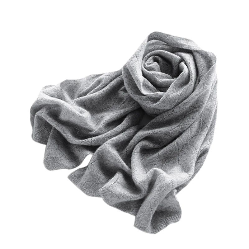 Warm Knitted Wool Scarf – Soft & Stylish Wrap