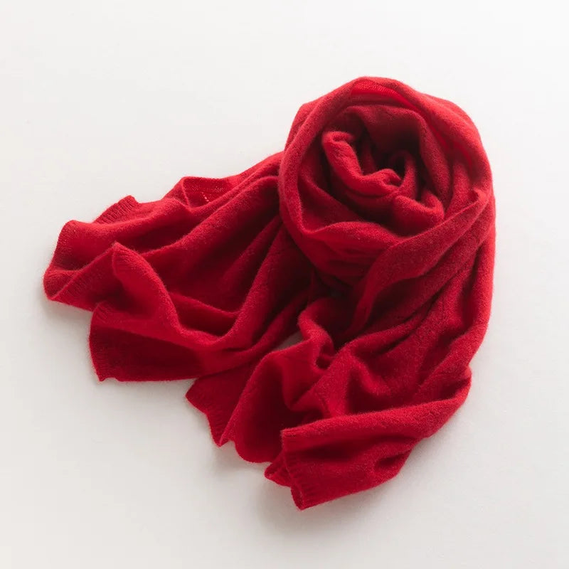 Warm Knitted Wool Scarf – Soft & Stylish Wrap